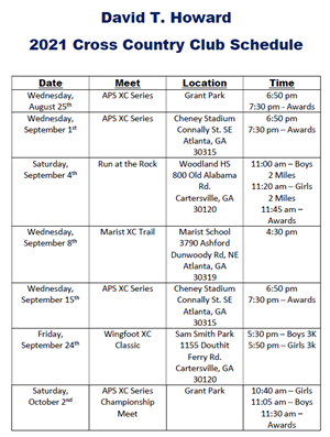 Athletics / Cross Country